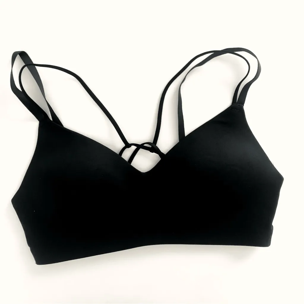 Gymshark S Strappy Back Light Support Sports Bra & Ruched Strappy Sports Bra Set - Image 3