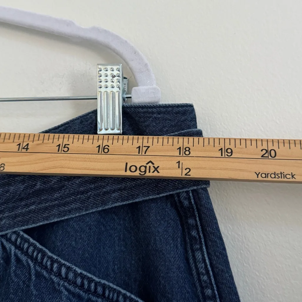 Madewell Belted Wide-Leg Cargo jeans in Marlberry Wash Size 32 - Image 10