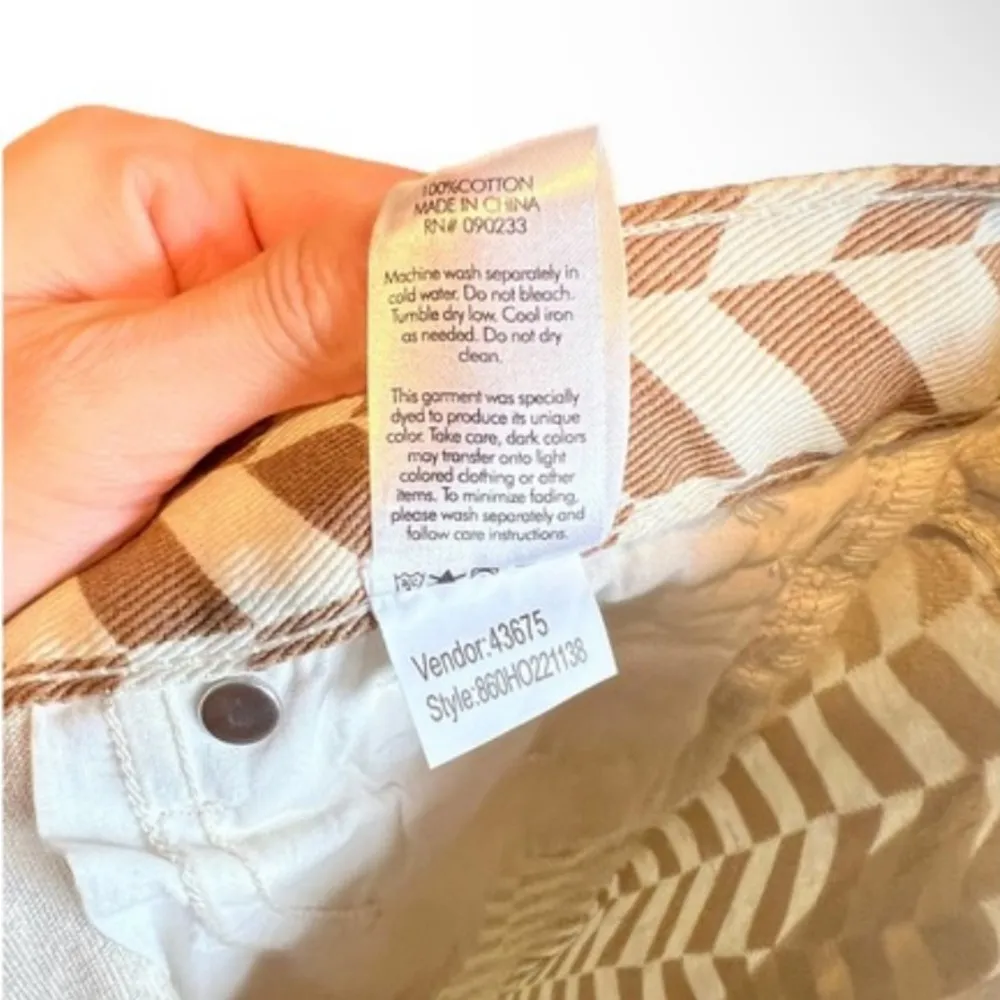 PacSun Brown Chevron Low Rise
Straight‎ Leg Jeans - Image 9