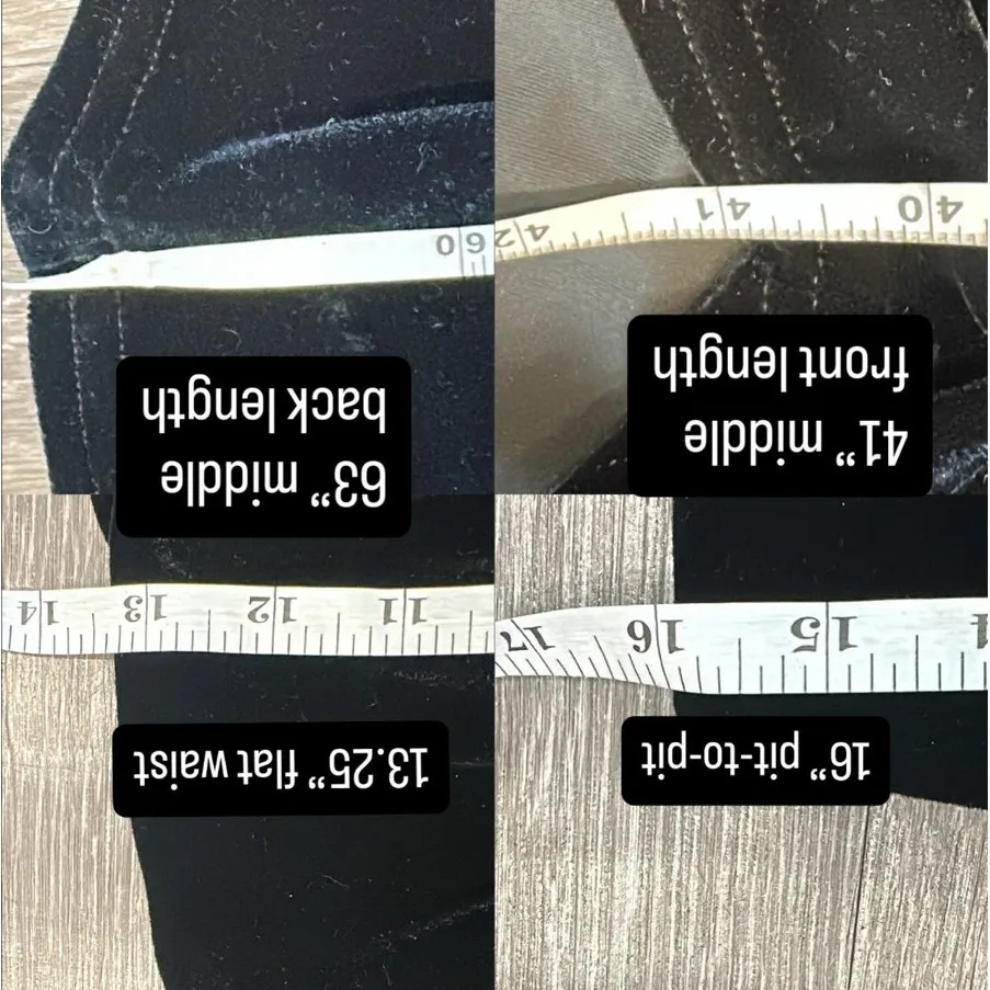 VTG 90s Jessica McClintock Black Velvet Strapless Turtle Reverse Halter Gown S - Image 10