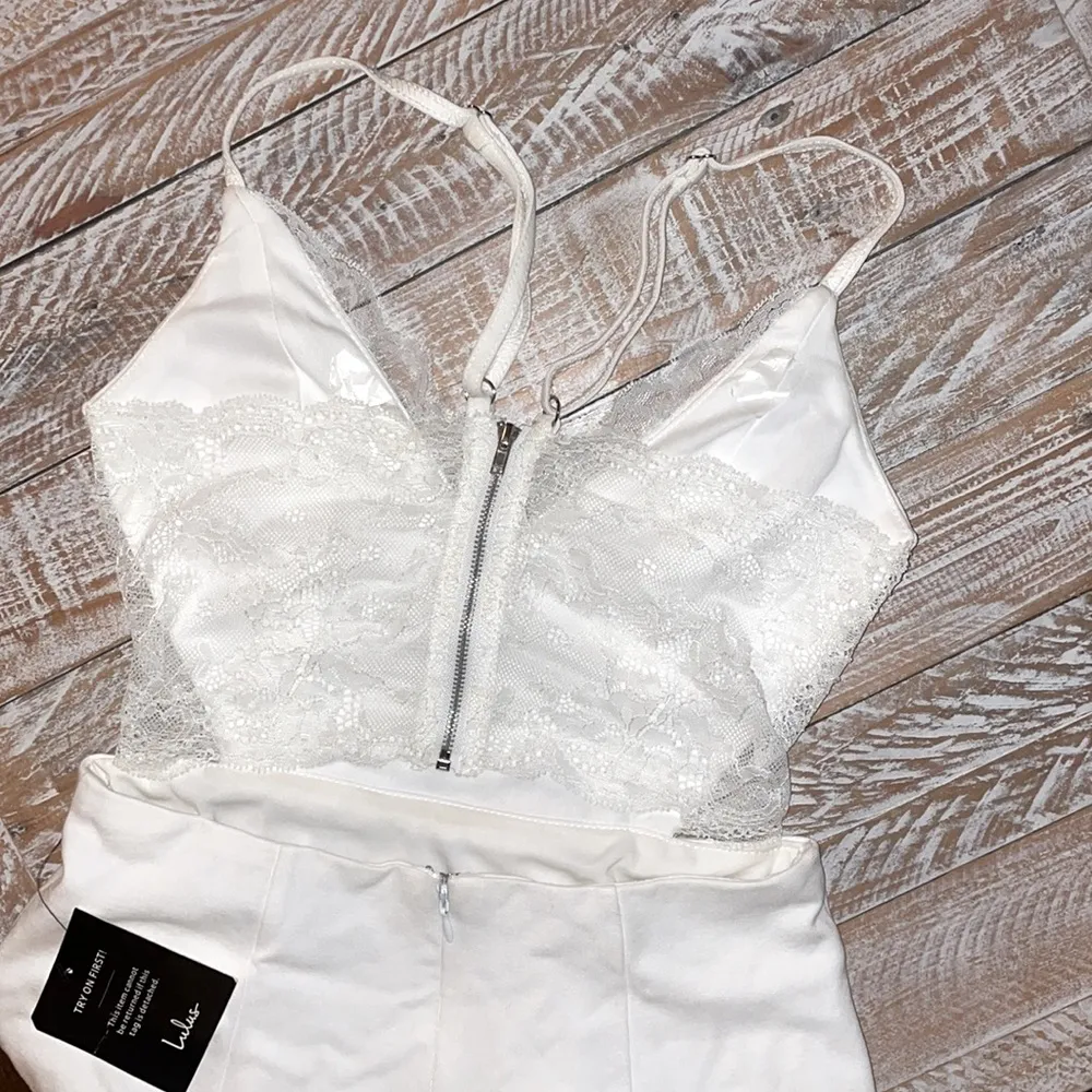 🤍Lulus LUSH Perfect Evening Ivory Lace Skater Dress🤍NWT~XS - Image 10