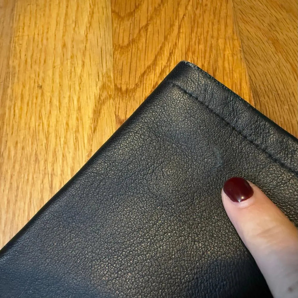 ASOS Womens 2 Pleather Faux Leather Embroidered Beaded Floral Short Sleeve Top - Image 7