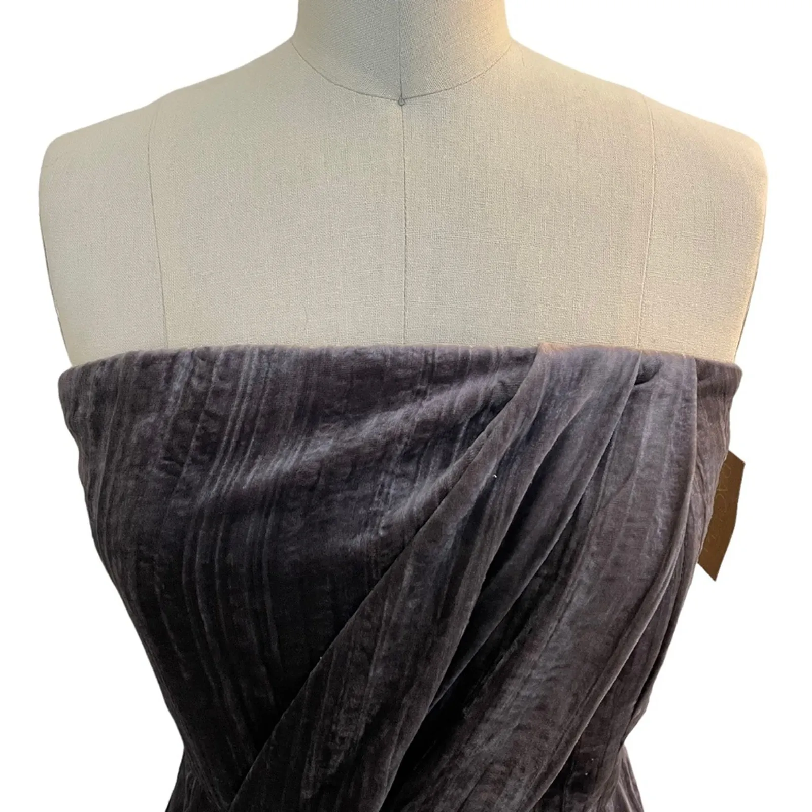 NWT RACHEL Rachel Roy Strapless Purple Velvet Wrap Style Dress Formal Womens 0 - Image 5