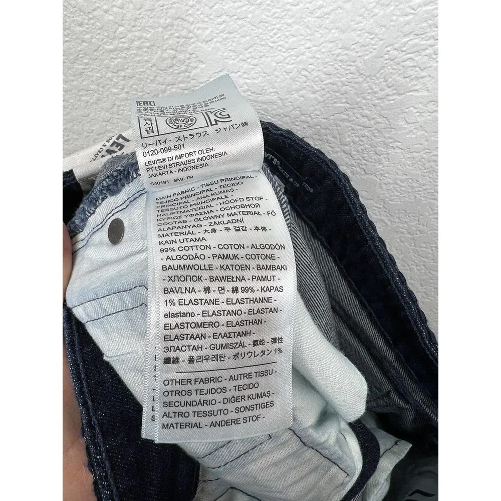 Levis Made & Crafted Button Front High Rise Denim Skirt Size 27 Handloom - Image 7