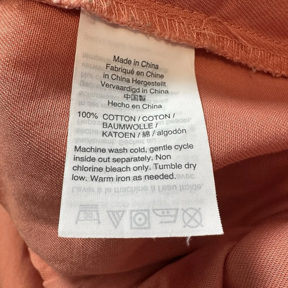 Madewell‎ Wide Leg Utility Jumpsuit
Coveralls Size 4 Dusty Dried Coral Pink - Image 13