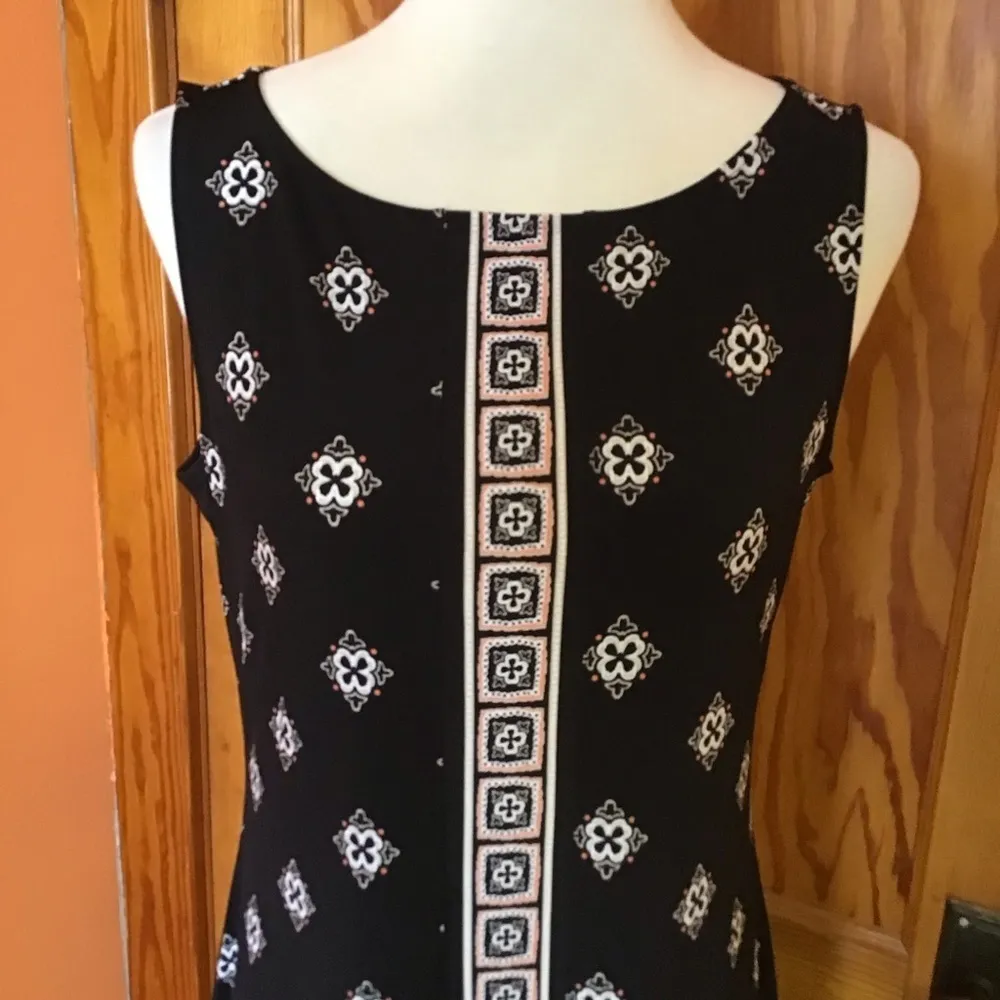 WHBM Geometric Print Sleeveless Dress - Image 6
