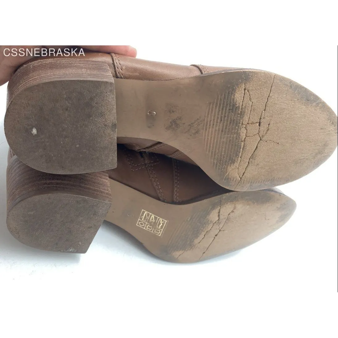 Madewell Women's  Brown Leather Booties - Size‎ 8 - Image 8