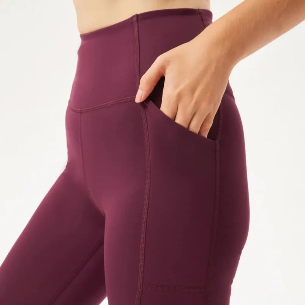 GIRLFRIEND COLLECTIVE Plum Compressive Pocket Legging - Image 3