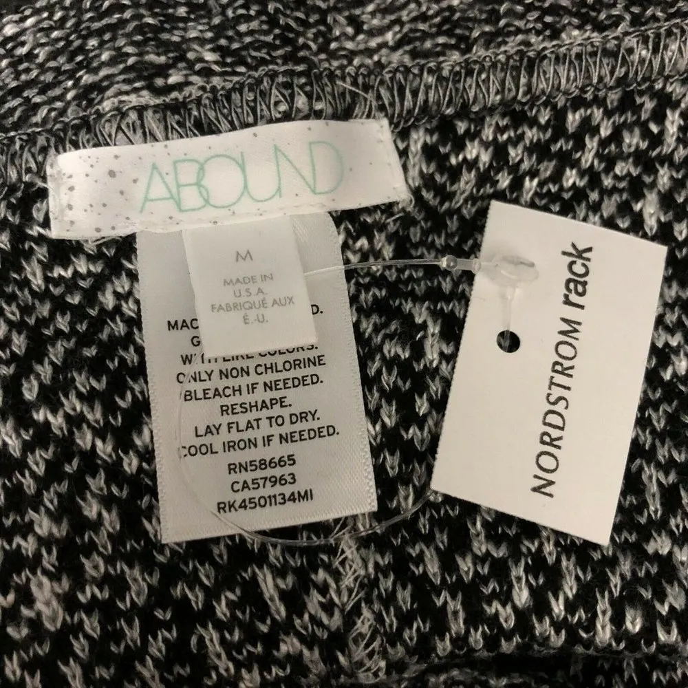 Abound Womens Jogger Pants Knit Lightweight Gray Pull On Stretch Size M - Image 4