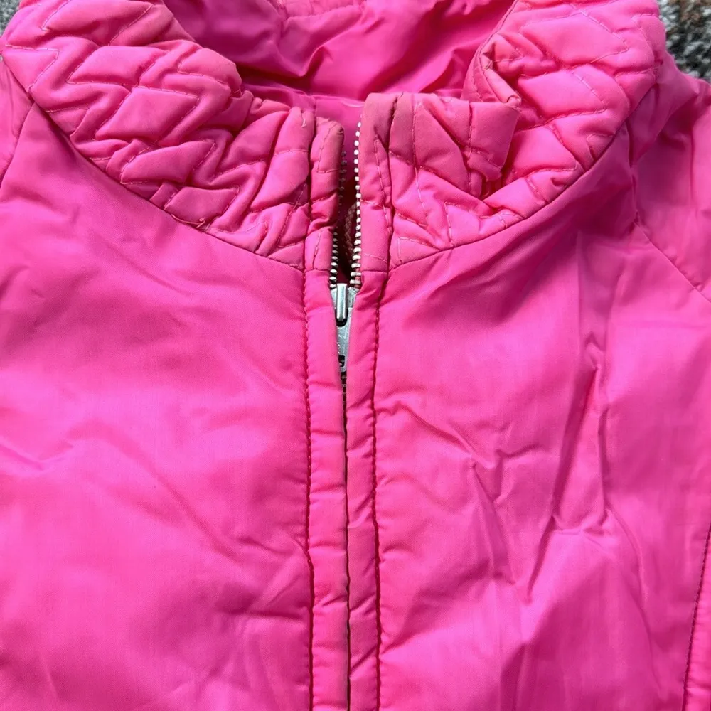 Vintage Aspen Ski Wear Two Piece Snow Ski Suit Hot Pink Medium - Image 4