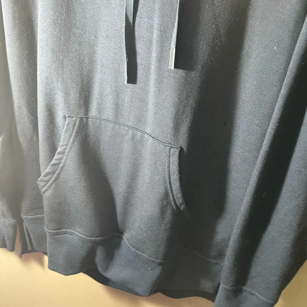 Athletic works navy hooded sweatshirt pockets medium 8 10 - Image 2