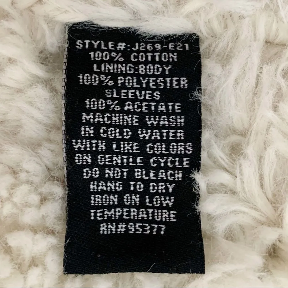 Sanctuary Women’s Size Medium Sherpa Lined Hooded Thick Cargo Jacket - Image 11