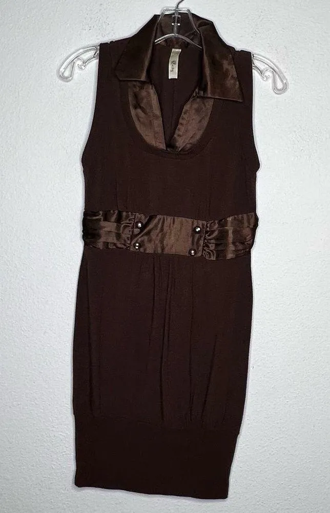 ENTRY  Brown‎ Dress - Image 5
