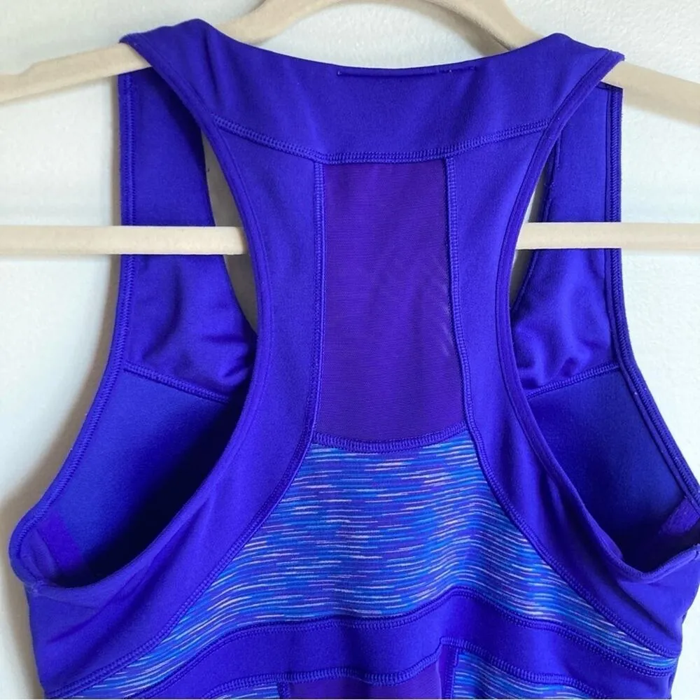 Athleta Womens S Purple Racerback Built In Bra Back Pockets Sporty Athletic Tank - Image 7