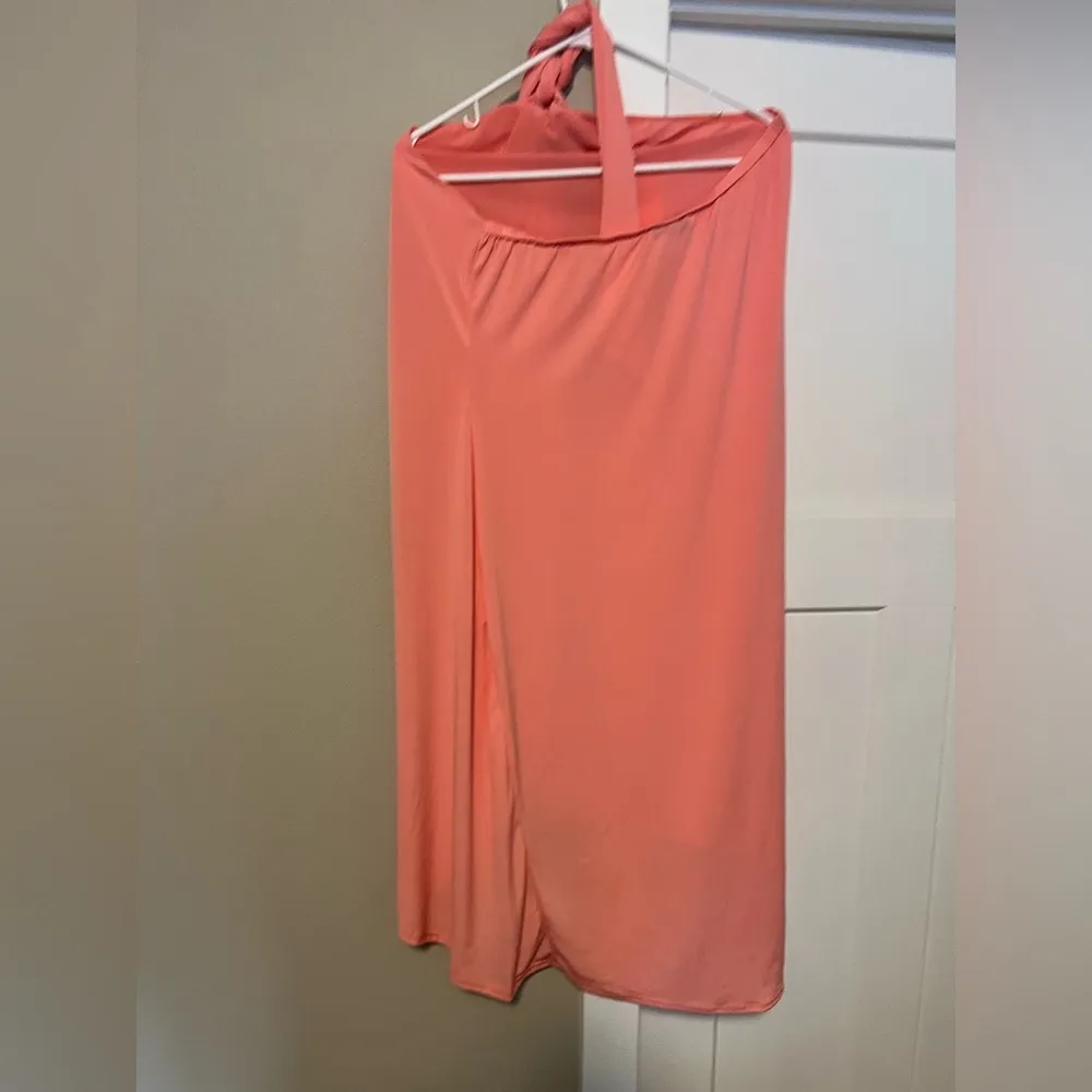 VENUS Pink Midi Wrap Swim Coverup - Image 2