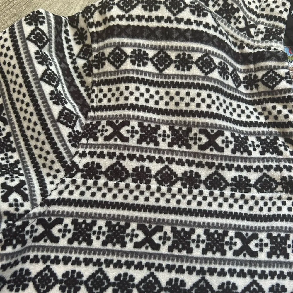 JACHS Cabin black and white snap pullover large - Image 5