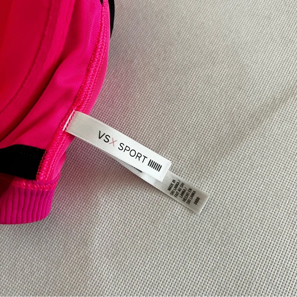 VSX Knockout Front-Close Sports Bra High Impact Hot Pink Sports Top Size 38DD - Image 10