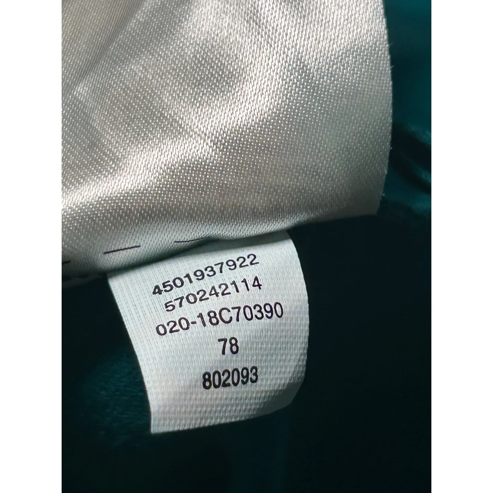 Chico's Teal Faux Suede Jacket Women's Size XL Lace Up Detail Zip Front - Image 6