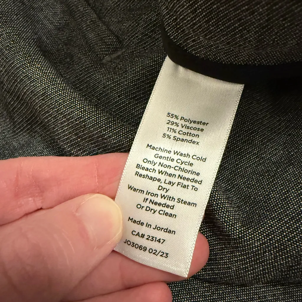 Talbots Chatham Ankle Pant Size 8P Grey - Image 6