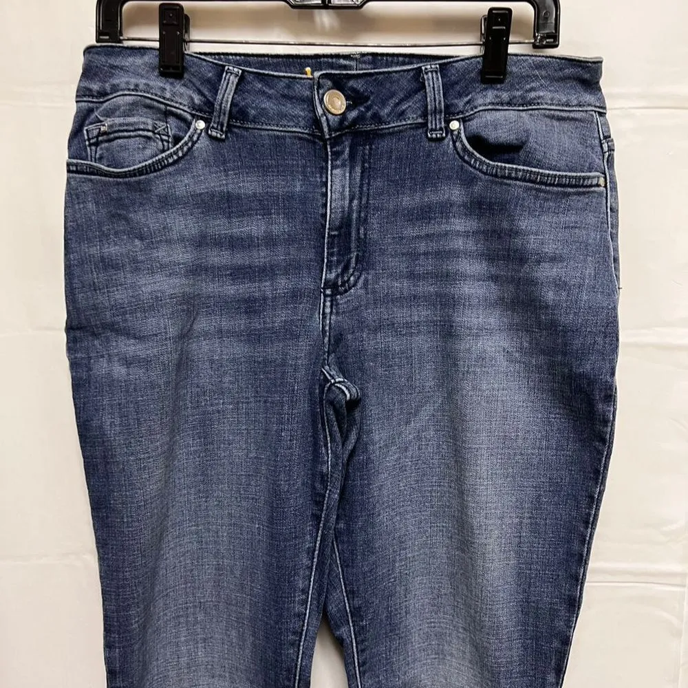 DCY) Lee Jeans waist‎ 30" Women's size 15 Jeans Curvy Bootcut Stretch - Image 2