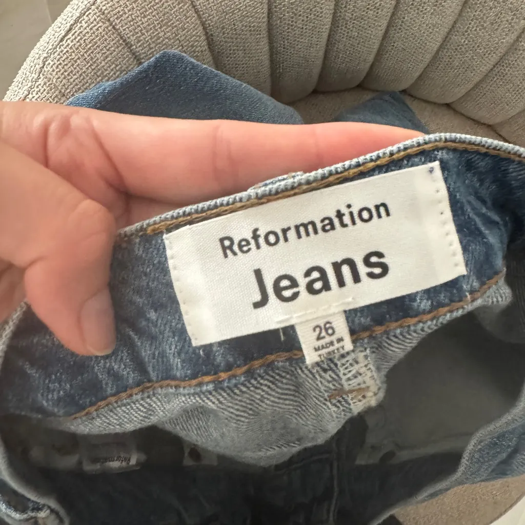 NWT Reformation Tazz Maxi Denim Skirt 26 - Image 5