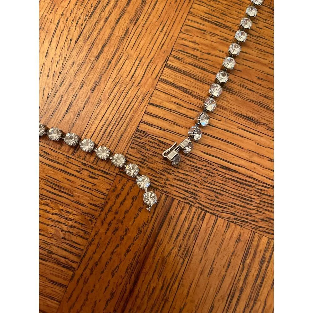 Rhinestone chain belt Silver - Image 2