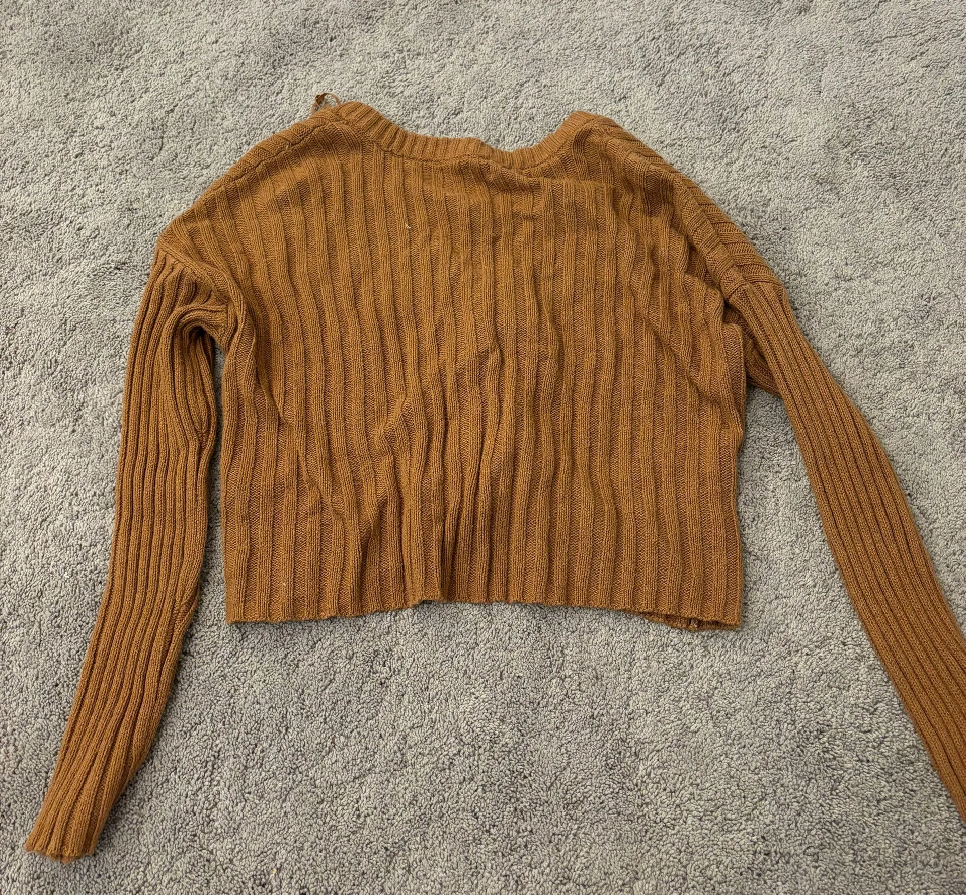 brown cardigan sweater - Image 3