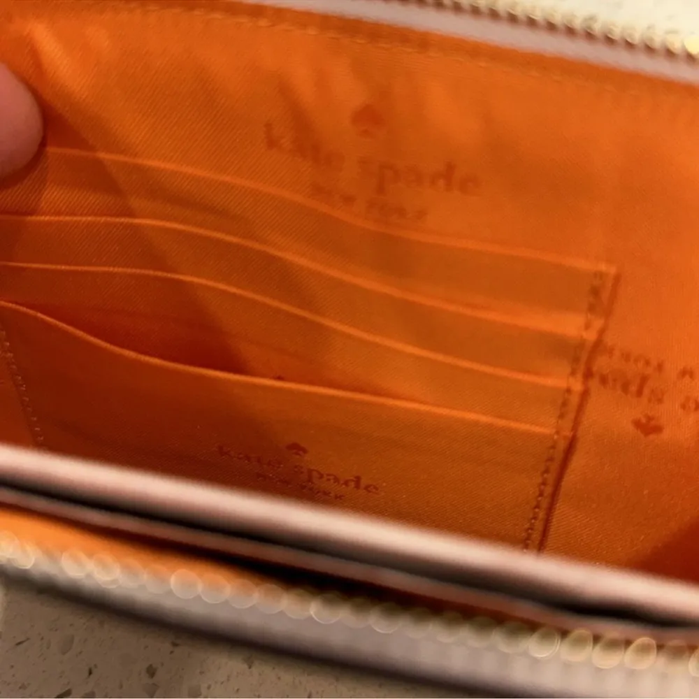 Kate Spade Staci Orange Slice Zip Wristlet NWT MSRP $139 - Image 3