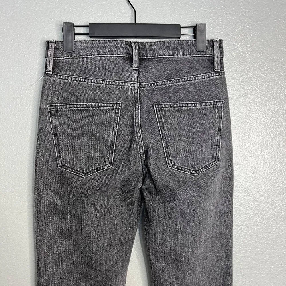 NWOT Joie High Rise‎ Split Hem Flare Leg Jeans Gray 27 Waist Long 35" Inseam - Image 6