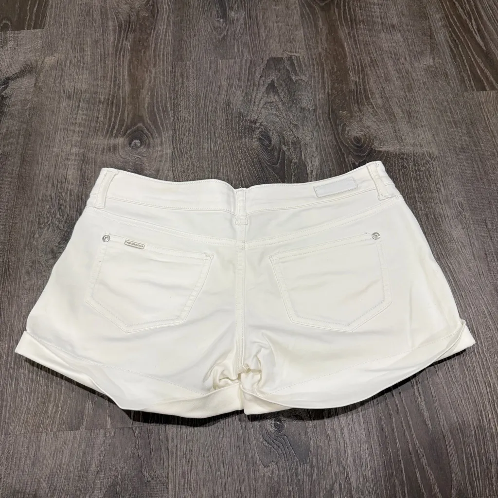 Celebrity Pink White Mid-Rise Shorts - Image 2