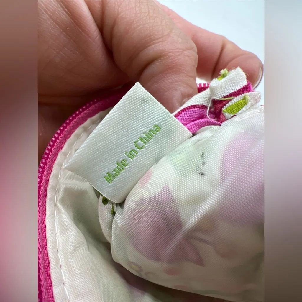 Vera Bradley Small Quilted Cosmetic Travel Bag Retired Lilli Bell Pattern - Image 11