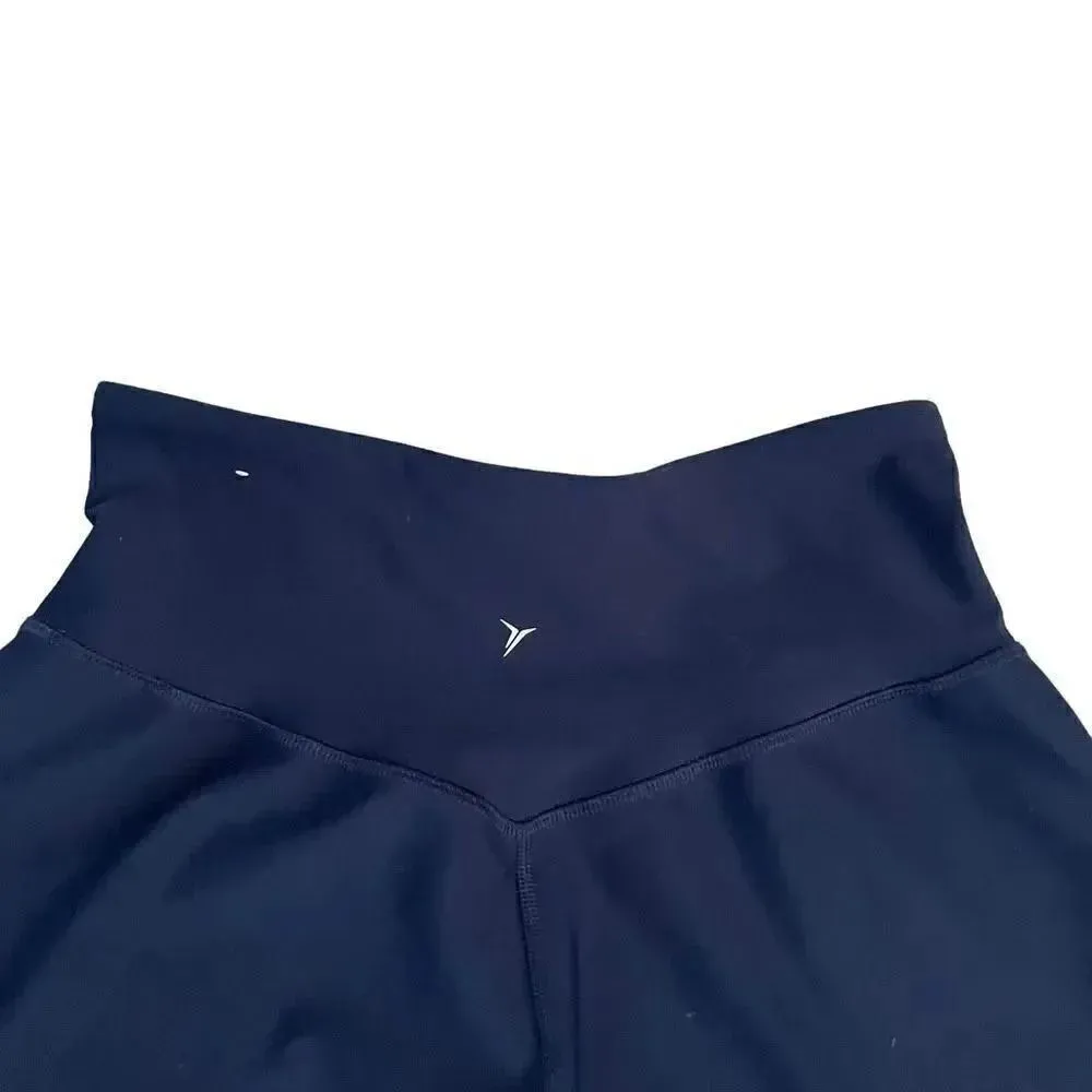 Old Navy Active Women’s Powersoft Navy High Waist Stretchy Yoga SZ M # 1155 - Image 6