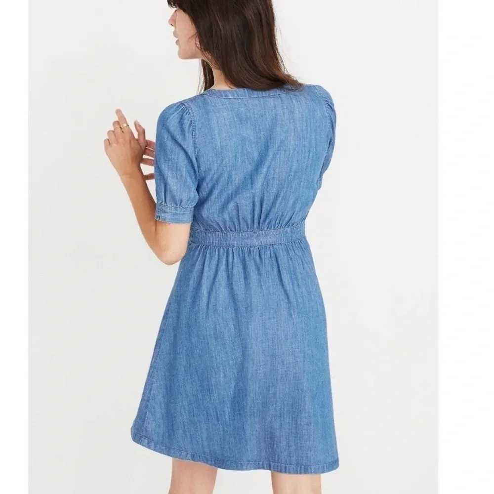 NWT Madewell Daylily Denim Button Front Dress - Image 3