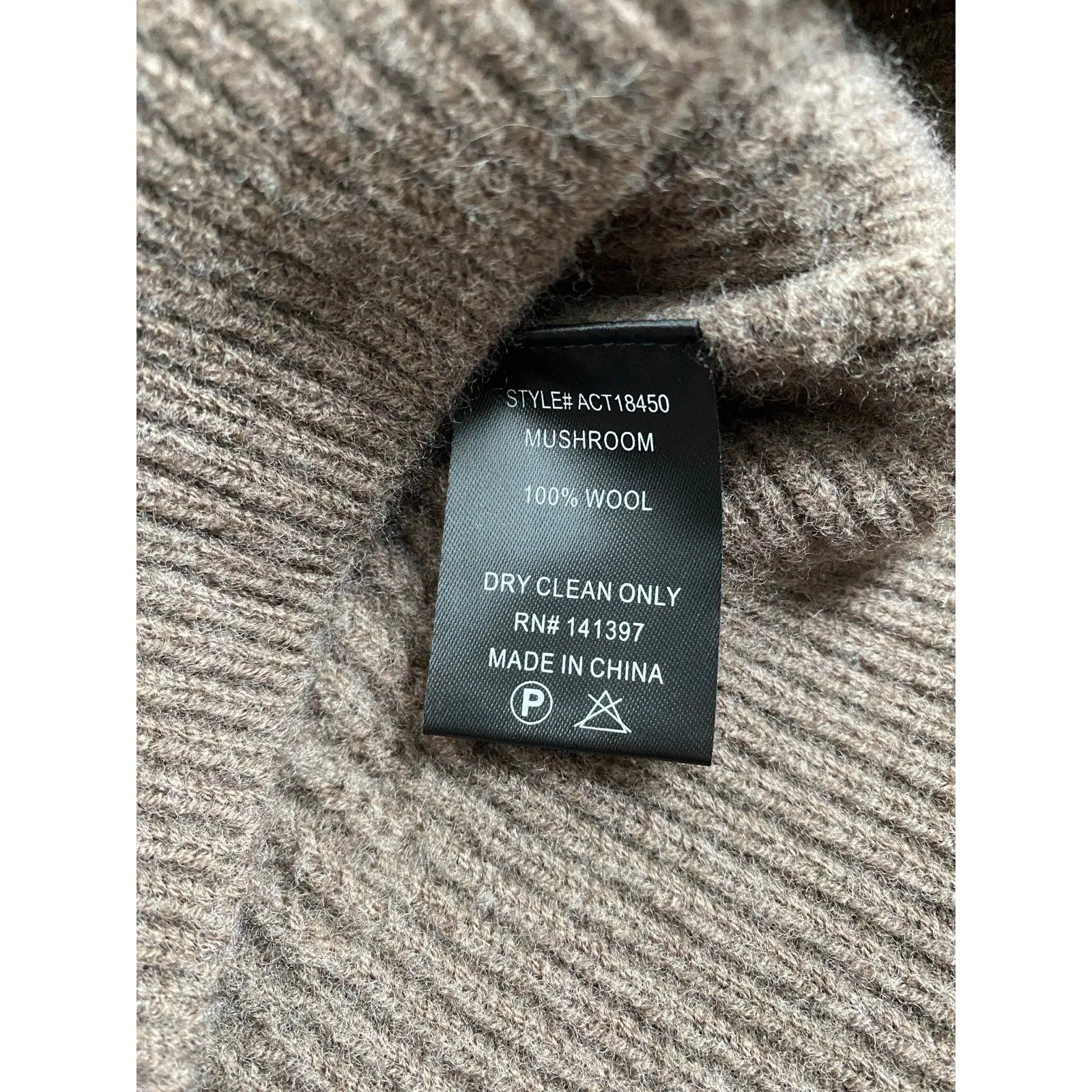 ASTR The Label Millicent Ribbed Cold Shoulder Sweater – Mushroom Brown (Size S - Image 5