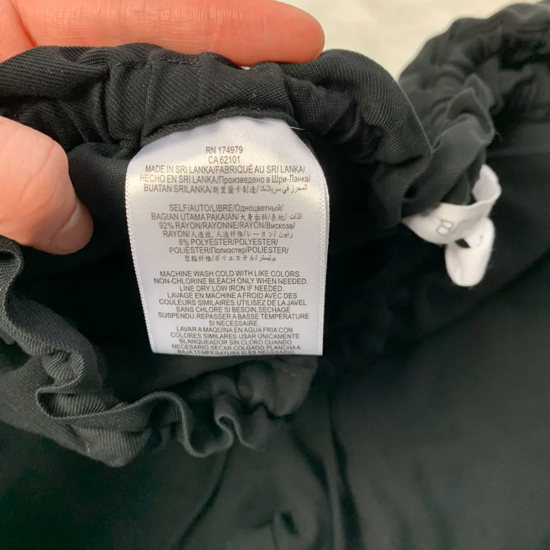 Black Paper Bag Pants - Image 6