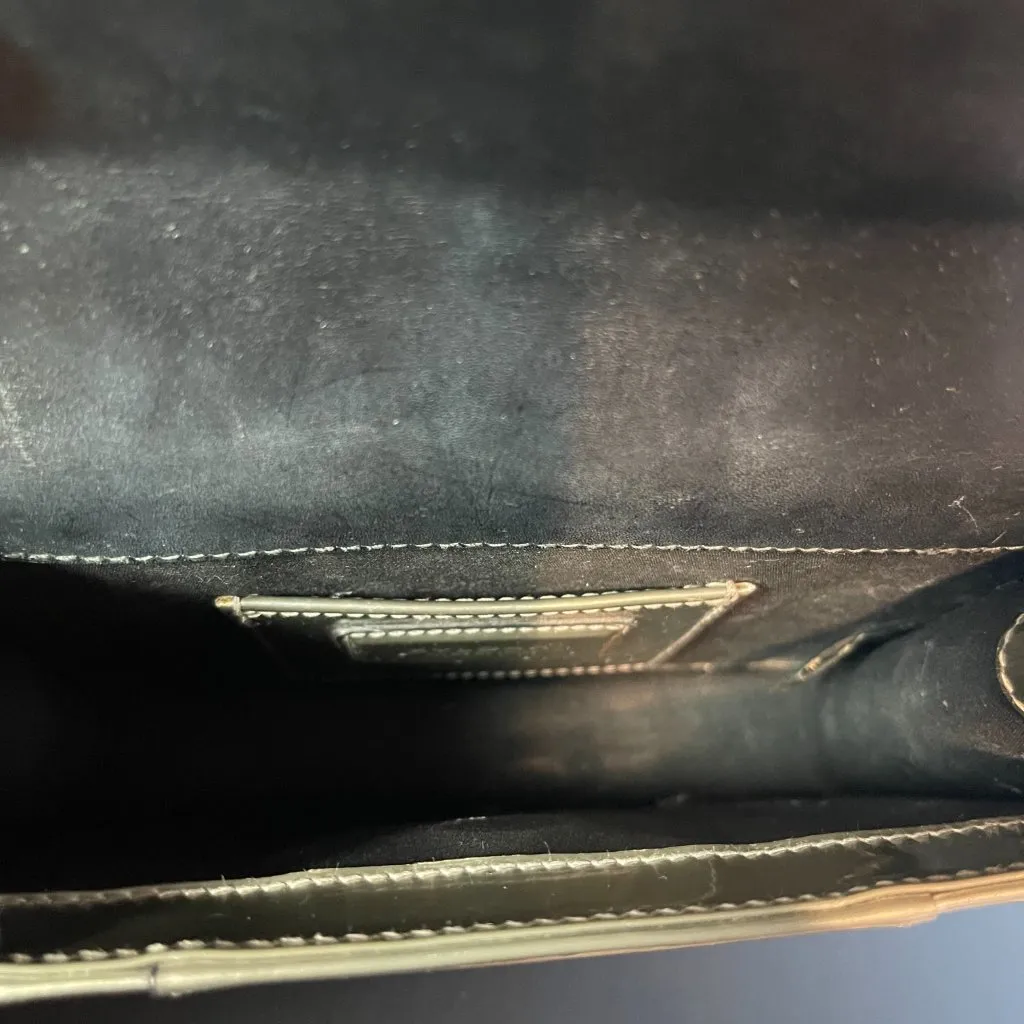 Bvlgari Small Serpenti Forever Square Shoulder Bag Metallic Leather - Preowned - Image 9