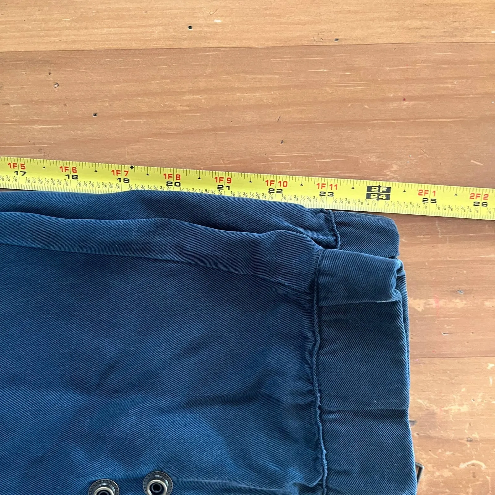 Pam & Gela Lace Up Jogger Pants Athleisure Chic Women Navy Blue Small - Image 10