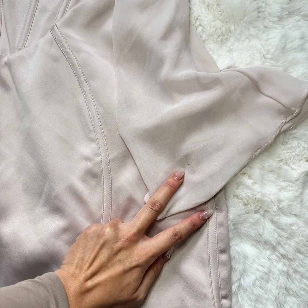 House of CB Satin Corset Bodycon Mini Dress S - Pink - Image 7