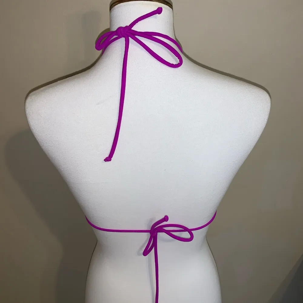 Kirra Flower String Bikini Top - Image 2