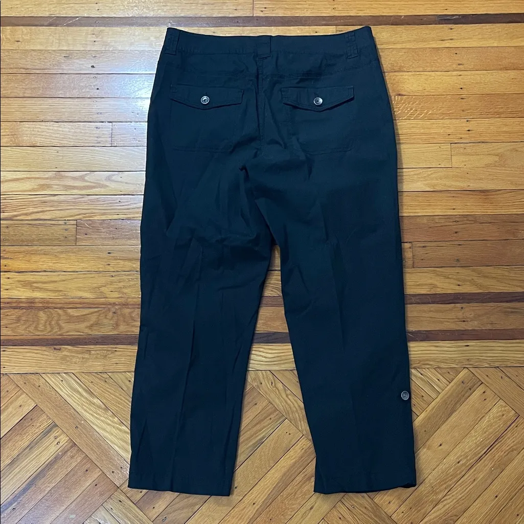 DKNY Jeans Women's Black Cargo Pants Size 8 - Image 2