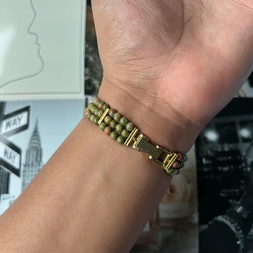 GOLD LUCORAL DIAMOND QUARTZ BEADED WATCH - Image 4