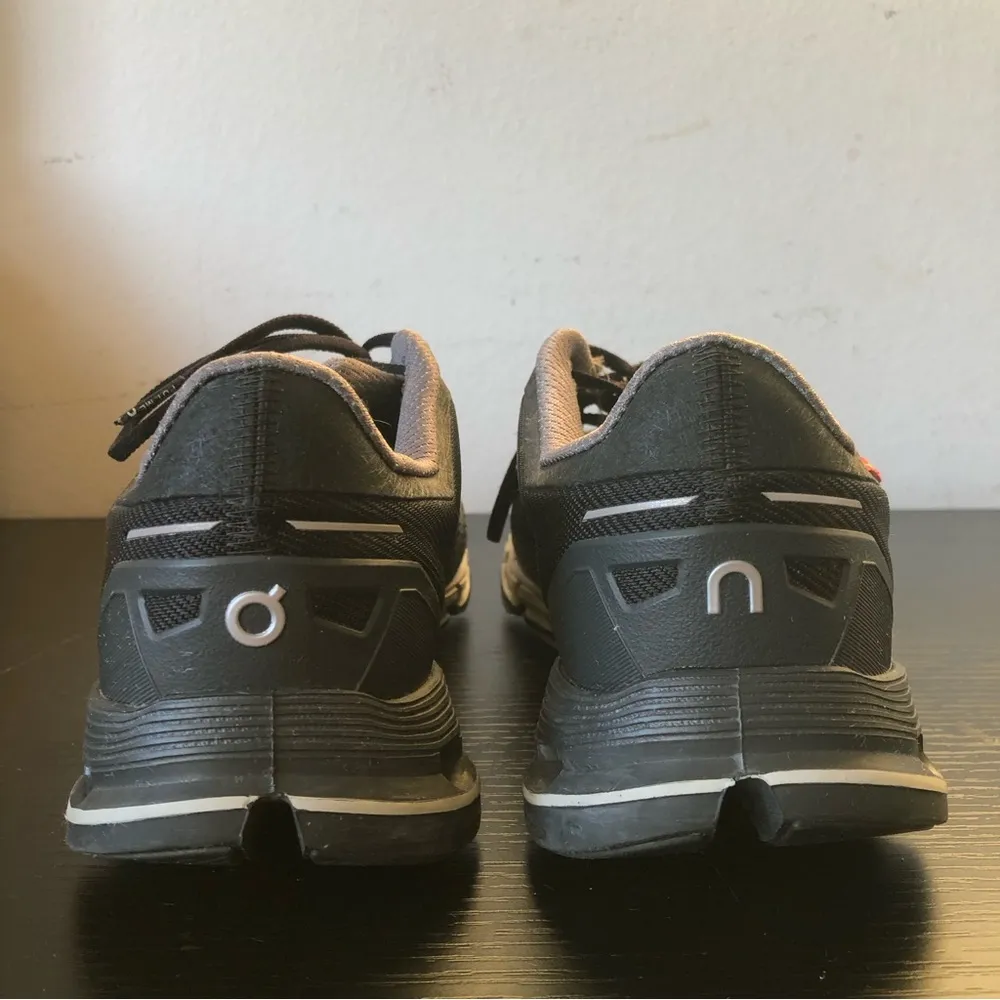 Women’s On Cloud Running Sneakers Athletic Shoes Black Grey White EU 40.5 US 9 - Image 5