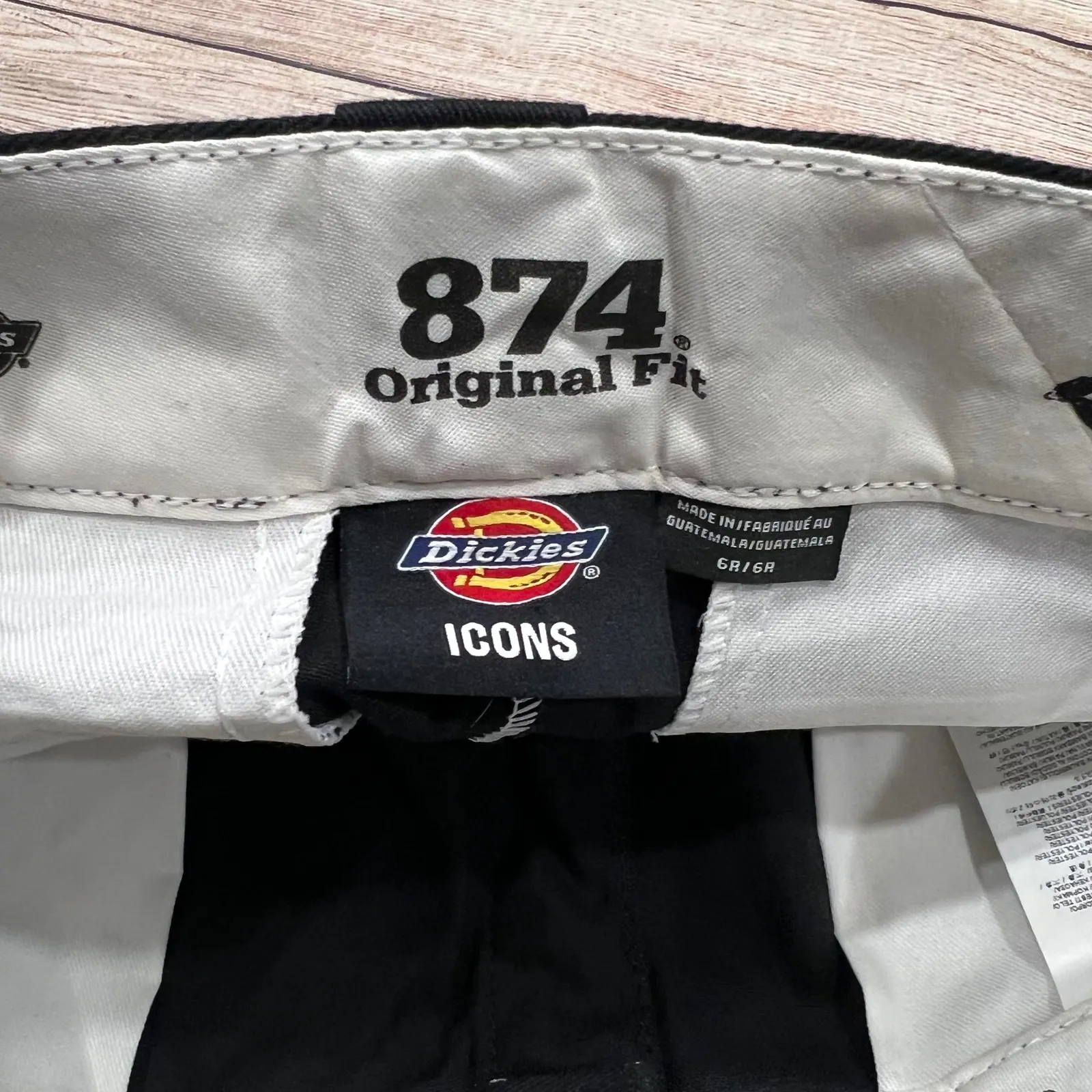 Dickies Womens 874 Original Fit Work Pant Black Wrinkle Resistant Easy Care 6R - Image 4