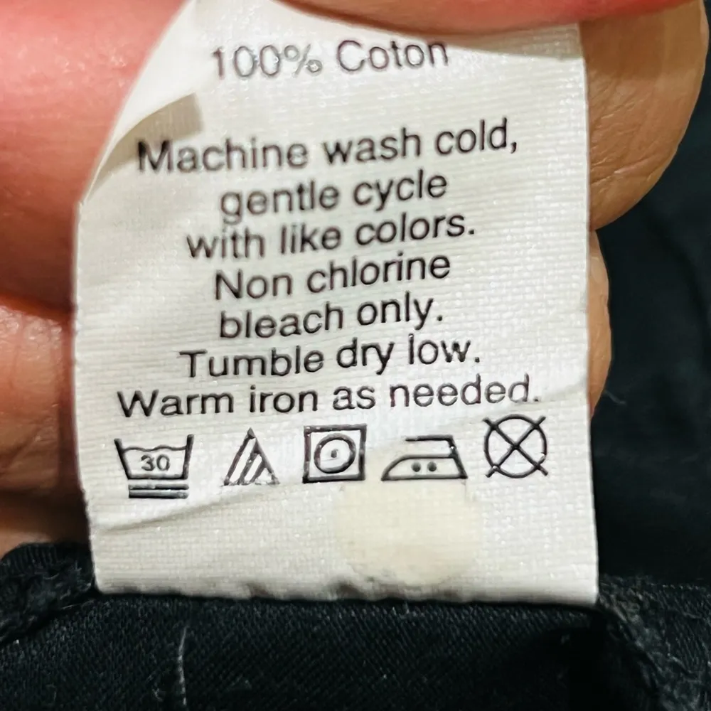 J Crew Short Sleeve Cotton Shirt Dress in Bkack - Image 13