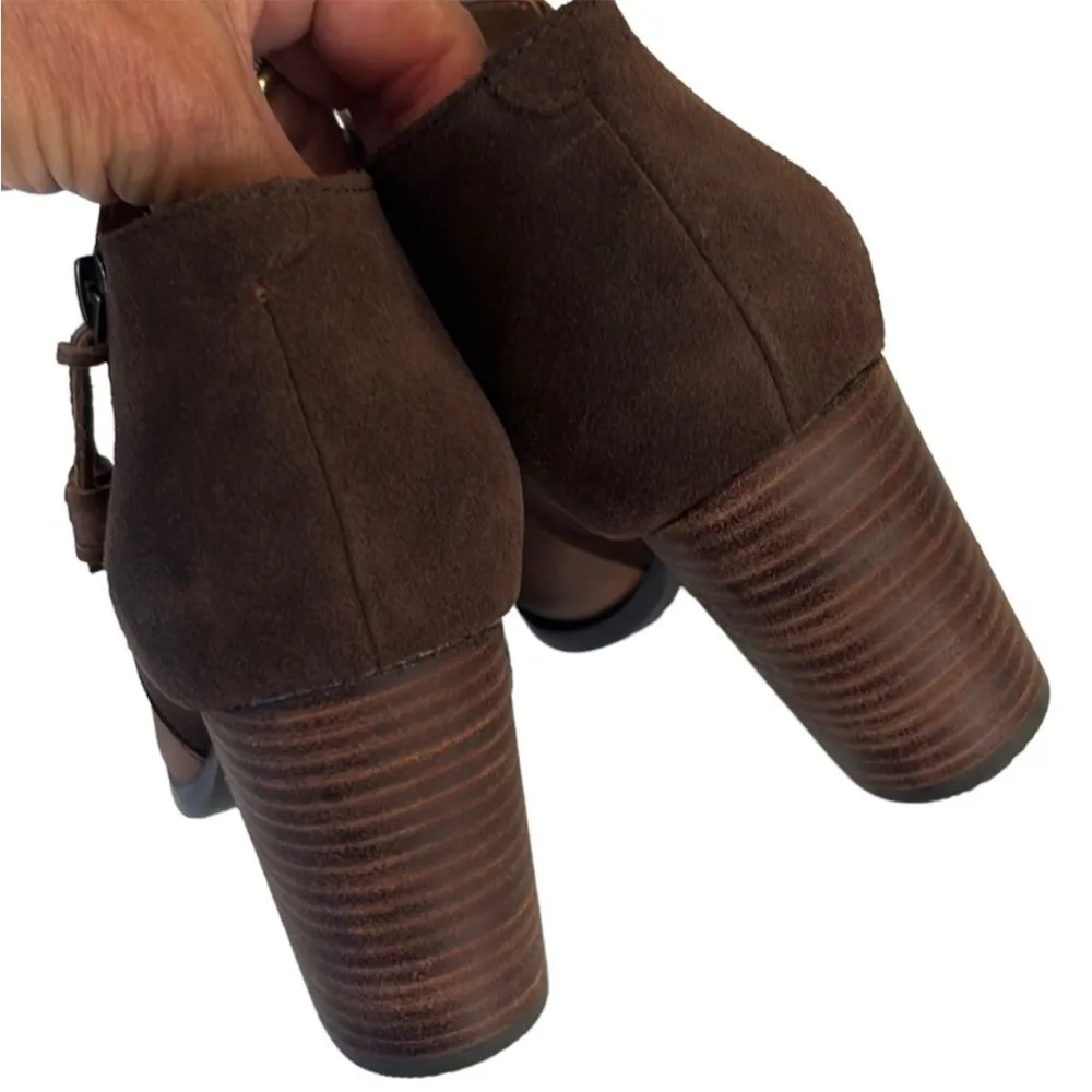 EUC Sperry Top-Sider Leather Heeled Ankle Boots Size 7.5 - Image 7