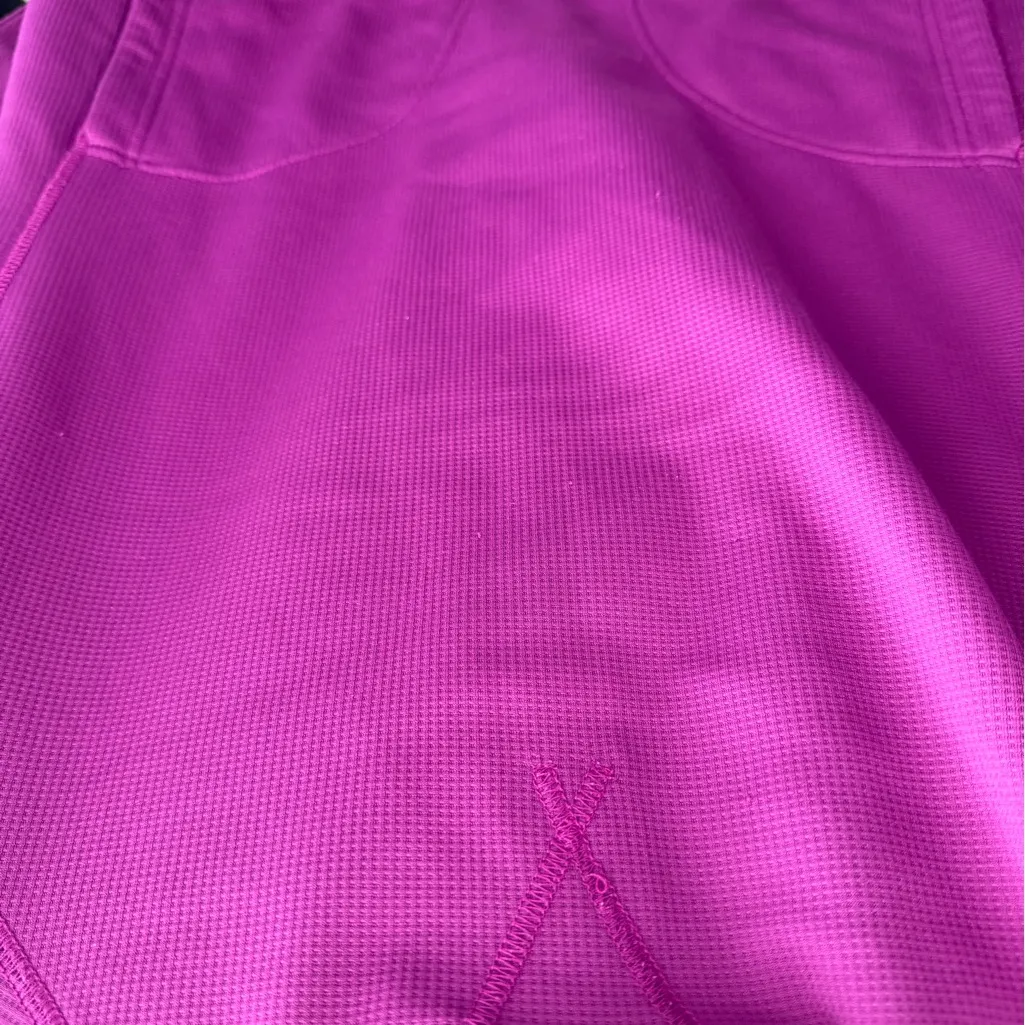 Eddie Bauer Fuschia Purple Athletic Thermal Hooded Sweatshirt - Image 2