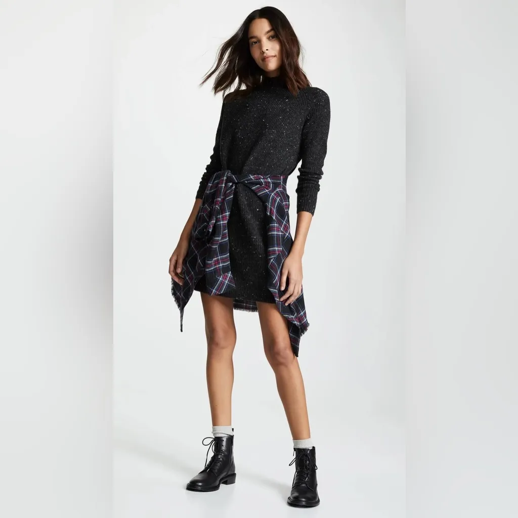 Madewell Northfield Donegal Mock Neck Sweater Dress Small - Image 7