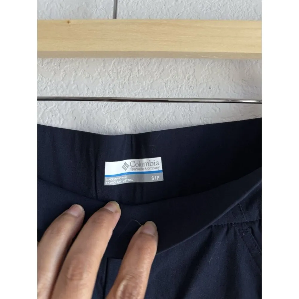 COLUMBIA Women Small Capri Shorts Athletic Outdoor Navy & Black Pull On Set of 2 - Image 6