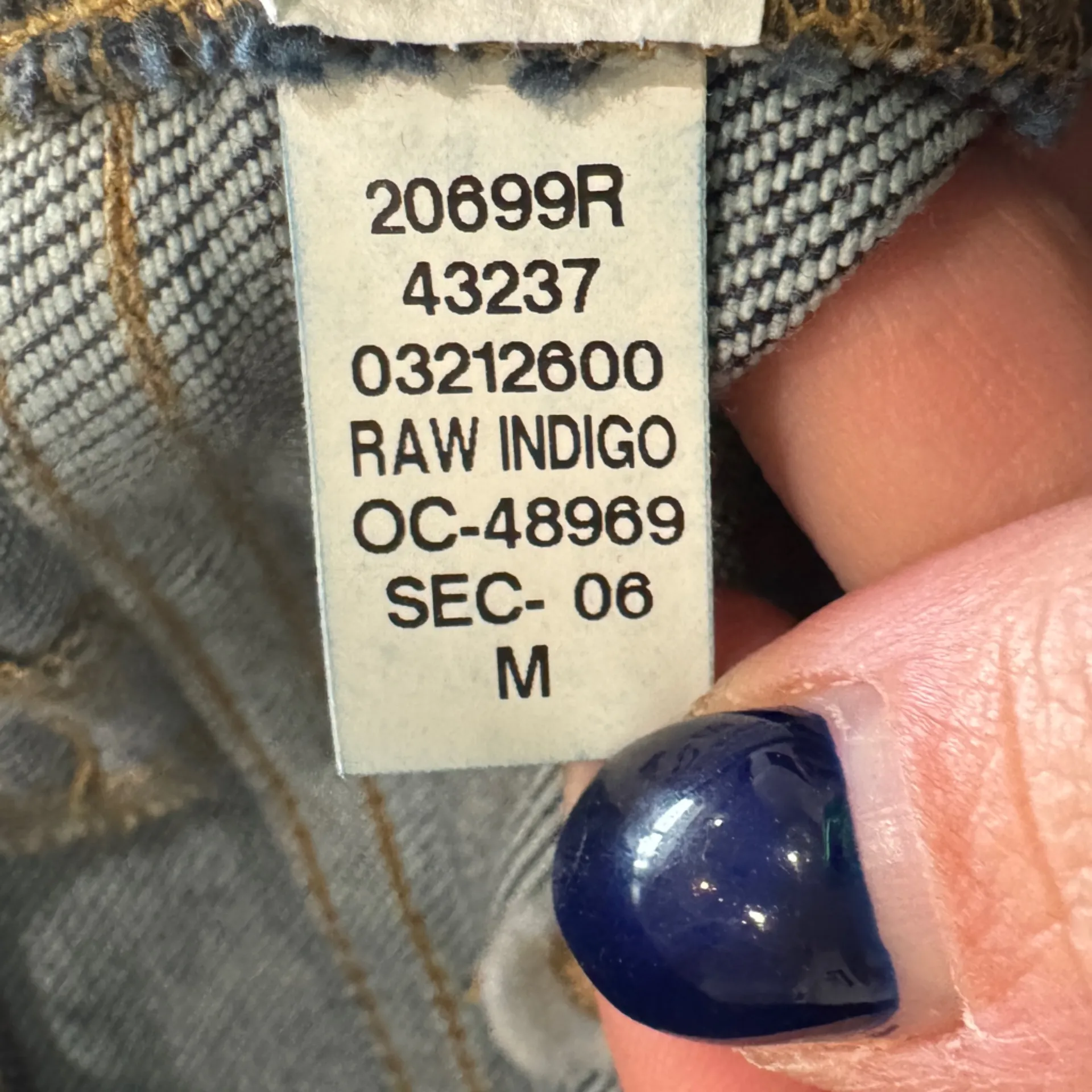 Spanx shape Original EveryWear Kick Flare Jeans raw indigo size medium - Image 9