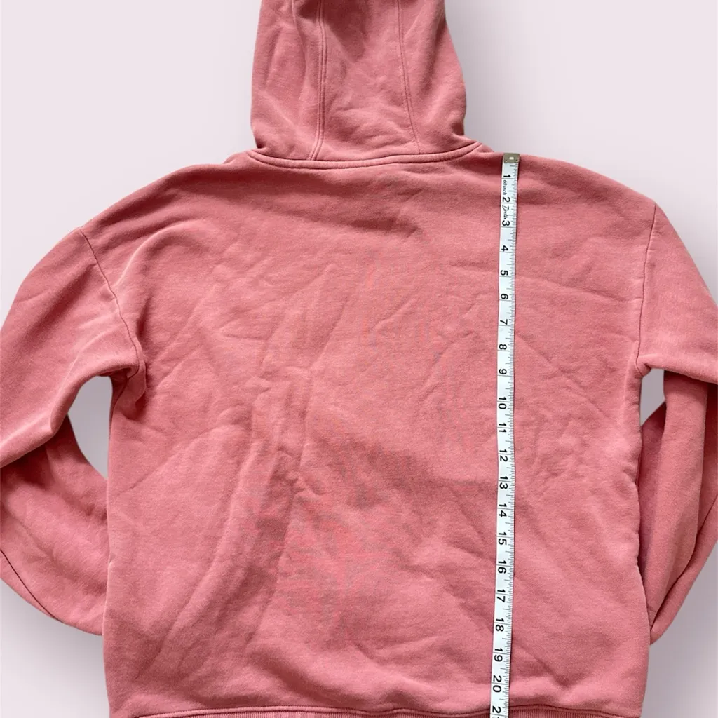 FILA Pink Hoodie Soft Cotton Pullover Size M - Image 4